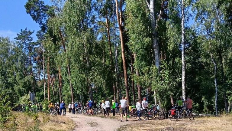 Ponad 70 uczestników na 22. Urodzinowym Rodzinnym Rajdzie Rowerowym