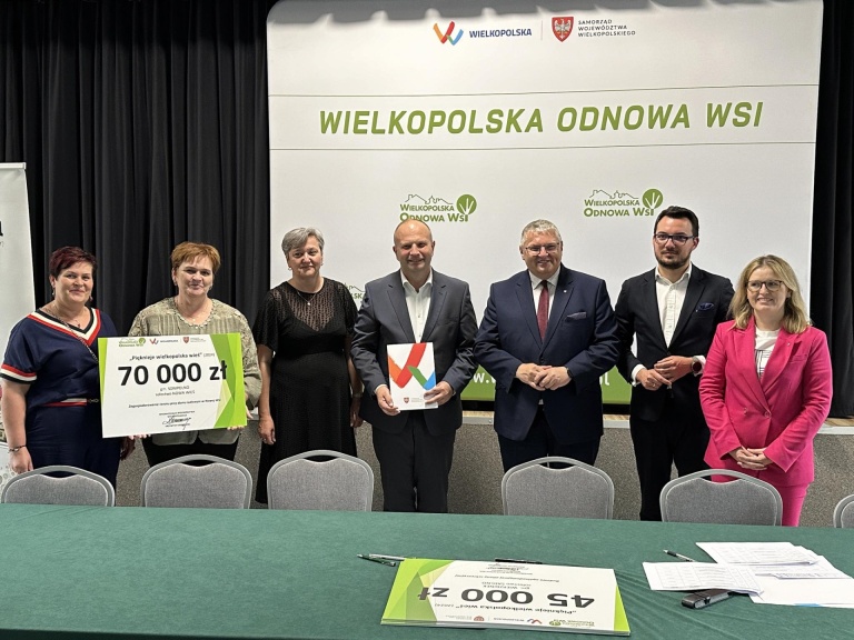 19 sołectw z powiatu konińskiego z dofinansowaniem  w ramach konkursu „Pięknieje Wielkopolska Wieś”