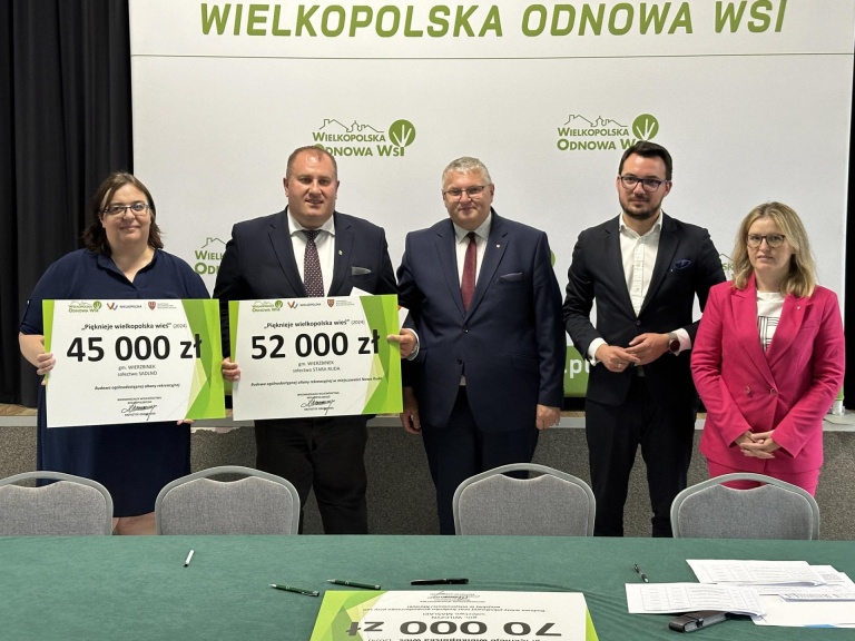 19 sołectw z powiatu konińskiego z dofinansowaniem  w ramach konkursu „Pięknieje Wielkopolska Wieś”