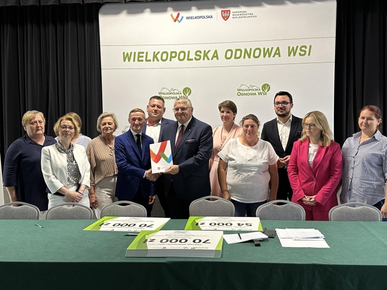 19 sołectw z powiatu konińskiego z dofinansowaniem  w ramach konkursu „Pięknieje Wielkopolska Wieś”