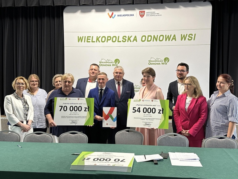 19 sołectw z powiatu konińskiego z dofinansowaniem  w ramach konkursu „Pięknieje Wielkopolska Wieś”