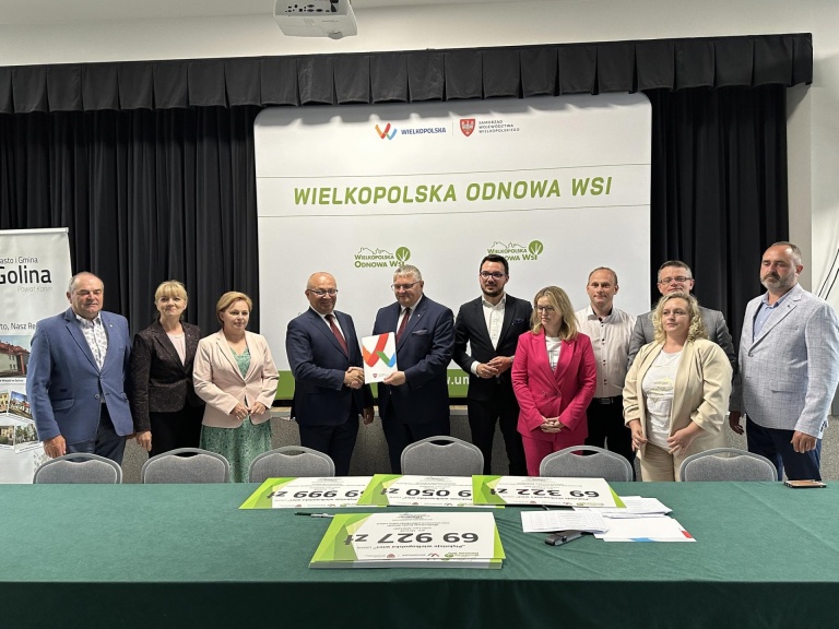 19 sołectw z powiatu konińskiego z dofinansowaniem  w ramach konkursu „Pięknieje Wielkopolska Wieś”