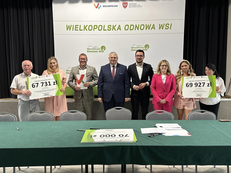 19 sołectw z powiatu konińskiego z dofinansowaniem  w ramach konkursu „Pięknieje Wielkopolska Wieś”