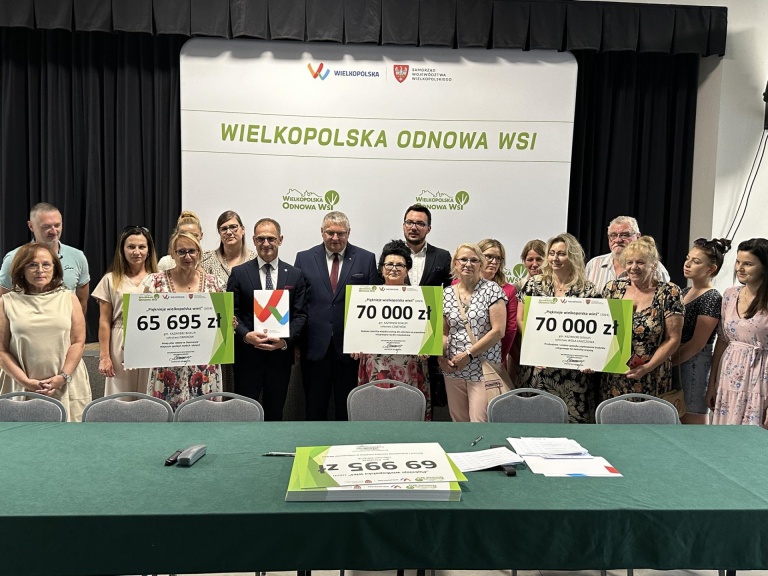 19 sołectw z powiatu konińskiego z dofinansowaniem  w ramach konkursu „Pięknieje Wielkopolska Wieś”
