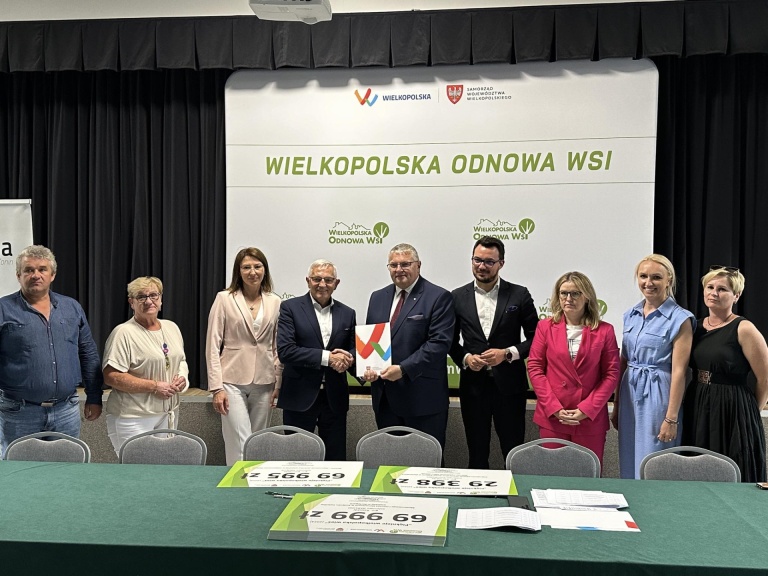 19 sołectw z powiatu konińskiego z dofinansowaniem  w ramach konkursu „Pięknieje Wielkopolska Wieś”