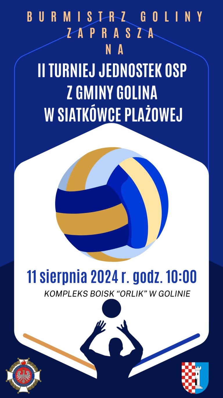 II Turniej jednostek OSP z gminy Golina w siatkówkę plażową