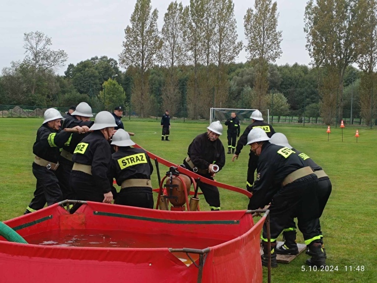 Oldboye z OSP Przyjma zajęli III miejsce w Powiatowych Zawodach Sportowo-Pożarniczych w Krzymowie