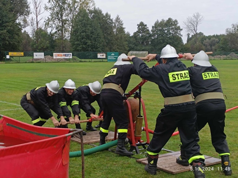 Oldboye z OSP Przyjma zajęli III miejsce w Powiatowych Zawodach Sportowo-Pożarniczych w Krzymowie