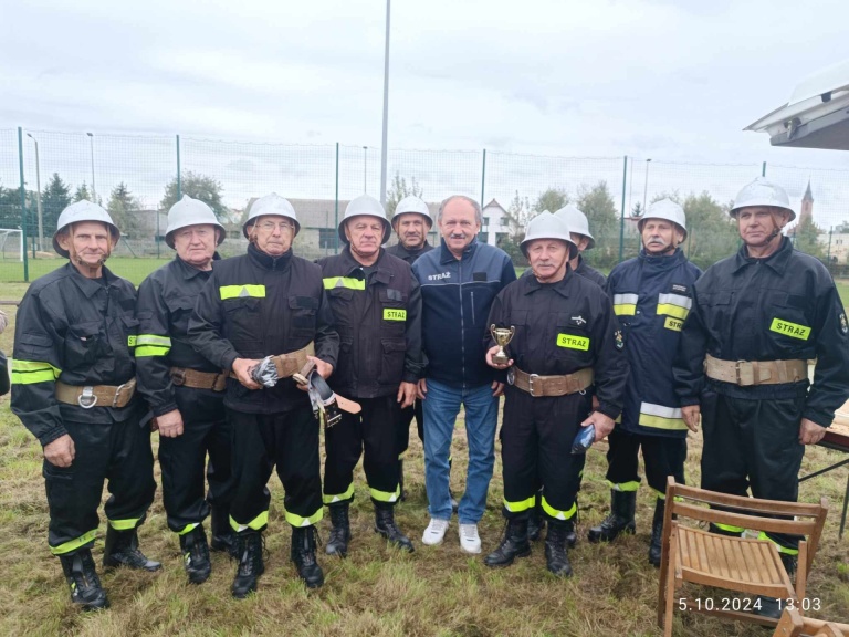 Oldboye z OSP Przyjma zajęli III miejsce w Powiatowych Zawodach Sportowo-Pożarniczych w Krzymowie
