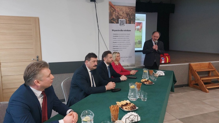 Spotkanie rolników z Ministrem Ryszardem Bartosikiem
