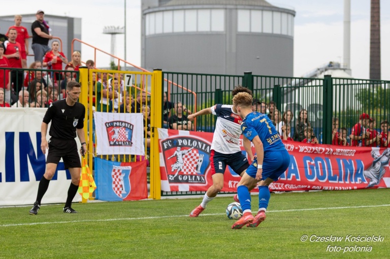 Polonia Golina w finale Wielkopolskiego Pucharu Polski przegrała mecz o trofeum z trzecioligową Polonią Środa Wielkopolska