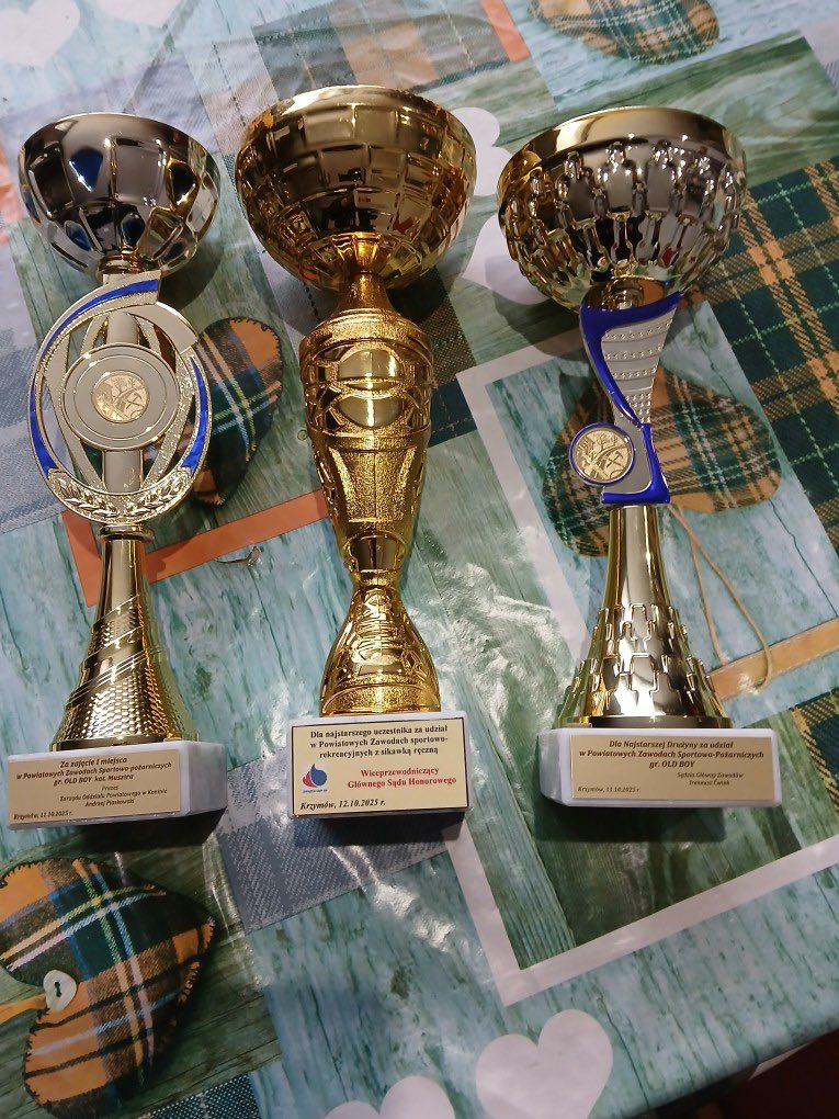 Udział OSP Przyjma w Powiatowy Zawodach Sportowo-Pożarniczych OLD BOY w Krzymowie