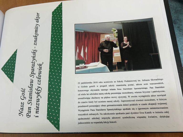 Z głębokim smutkiem informujemy o śmierci Honorowego Obywatela Goliny - Stanisława Sparażyńskiego