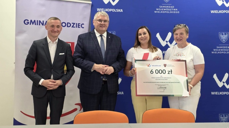 Koło Gospodyń Wiejskich Golina-Kolonia z dofinansowaniem na zakup mobilnej kuchni warsztatowej