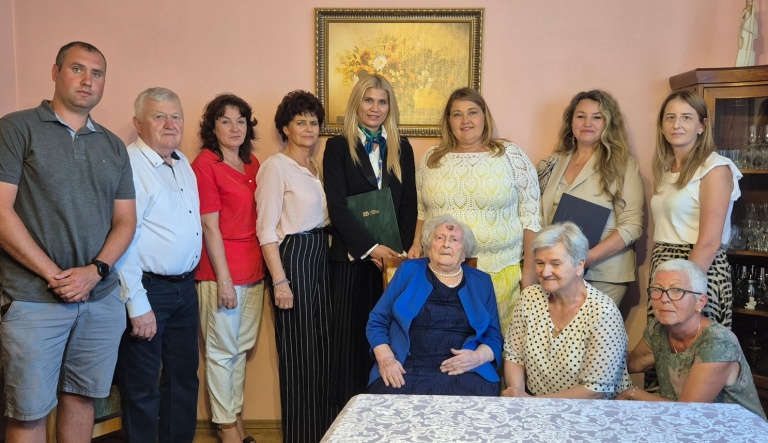 Setne urodziny Danuty Chlebowskiej z Przyjmy