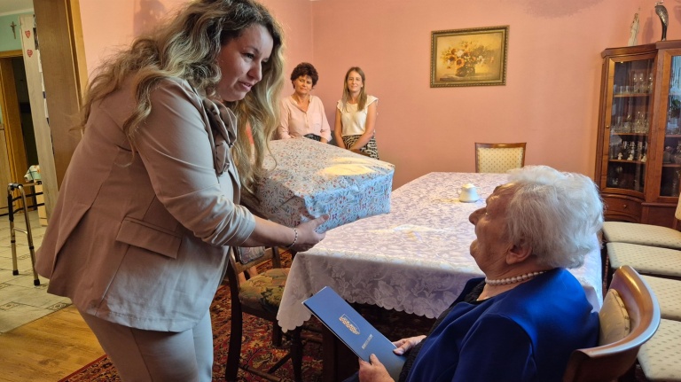 Setne urodziny Danuty Chlebowskiej z Przyjmy