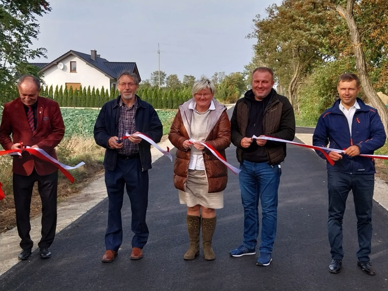 Zakończono budowę drogi dojazdowej do pół w miejscowości Przyjma