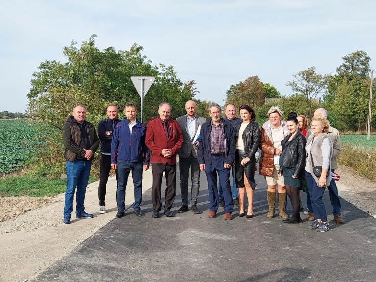 Zakończono budowę drogi dojazdowej do pół w miejscowości Przyjma