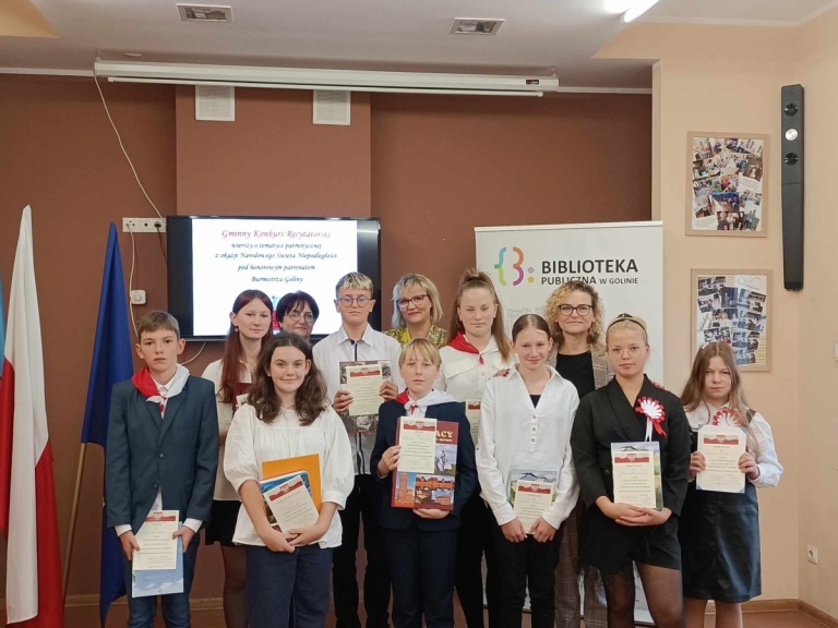 Podsumowanie Gminnego Konkursu Recytatorskiego wierszy o tematyce patriotycznej