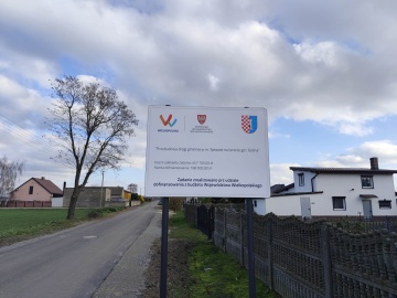 Przebudowa drogi dojazdowej do gruntów rolnych w m. Spławie, gm. Golina