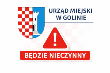 W dniu 5 czerwca 2026 r. Urząd Miejski w Golinie będzie nieczynny