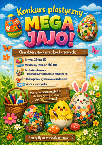 Konkurs plastyczny na MEGA JAJO
