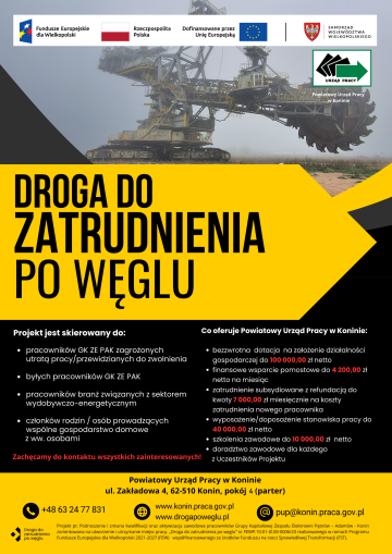 Droga do zatrudnienia po węglu