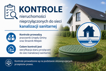 Rozpoczynają się kontrole przyłączeń do sieci kanalizacji sanitarnej
