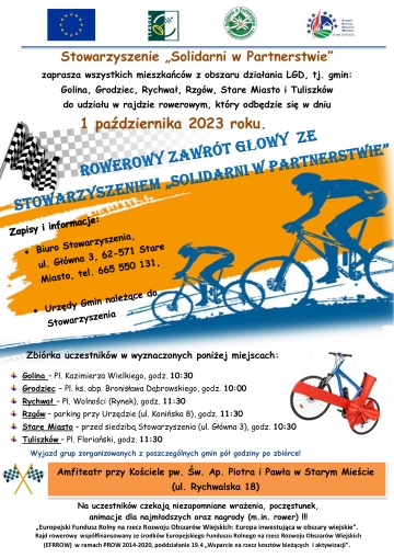 ZAPRASZAMY SERDECZNIE DO UCZESTNICTWA W RAJDZIE ROWEROWYM