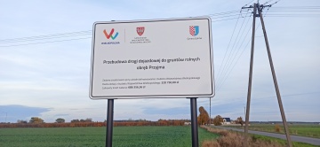 Przebudowa drogi dojazdowej do gruntów rolnych w m. Przyjma, gm. Golina