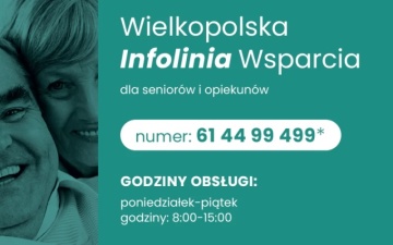 Wielkopolska Infolinia Wsparcia dla seniorów i opiekunów