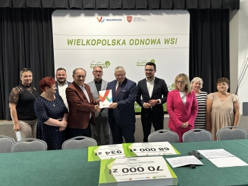 19 sołectw z powiatu konińskiego z dofinansowaniem  w ramach konkursu „Pięknieje Wielkopolska Wieś”