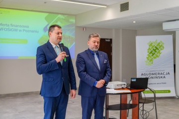 Spotkanie samorządowców z Aglomeracji Konińskiej i Powiatu Kolskiego z Wielkopolskim Funduszem Ochrony Środowiska i Gospodarki Wodnej w Poznaniu
