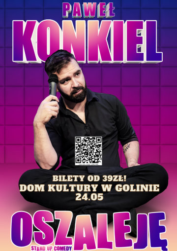 Stand-up Paweł Konkiel Dom Kultury w Golinie 24 maja 2025 r.
