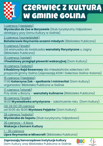 Czerwiec z Kulturą w gminie Golina