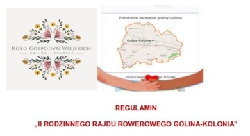 II Rodzinny Rajd Rowerowy dla mieszkańców sołectwa i ich przyjaciół gminy Golina 14 czerwca 2025 r.