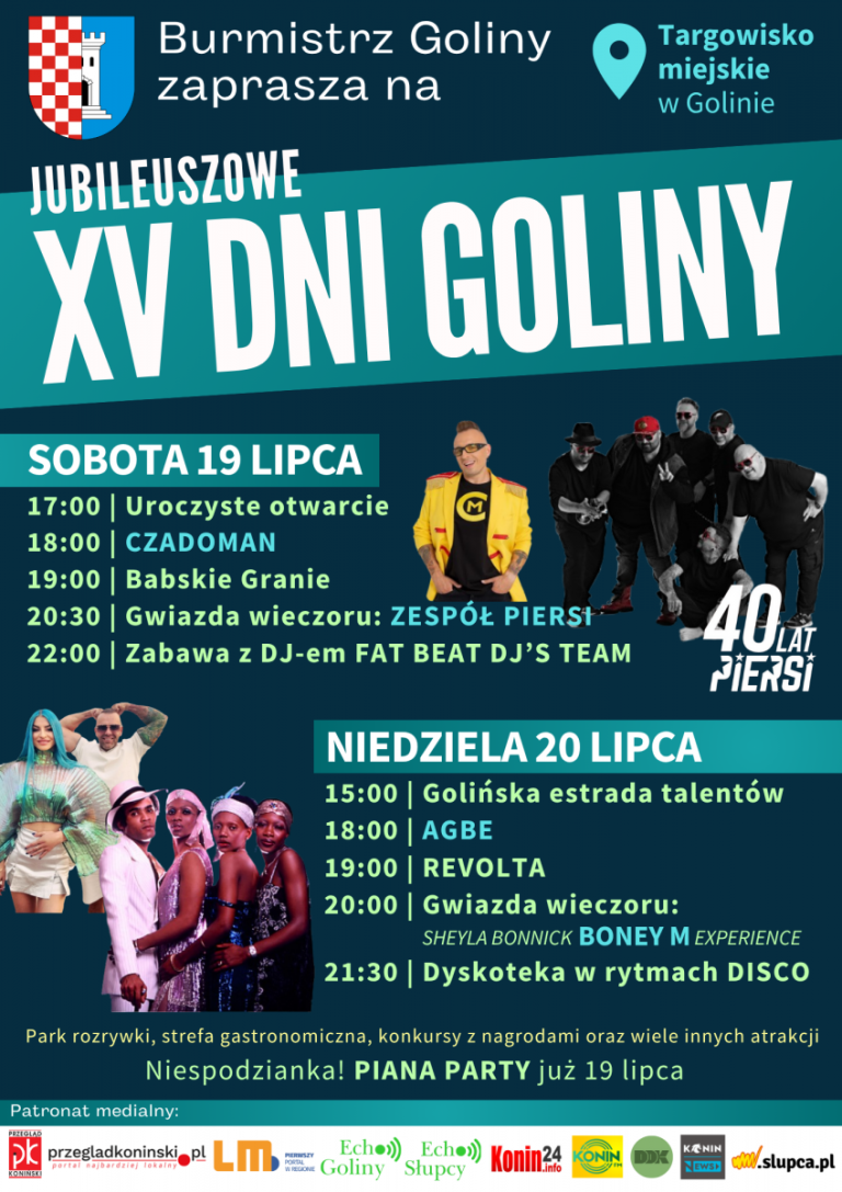 Zaproszenie na Dni Goliny 19-20 lipca 2025 r.