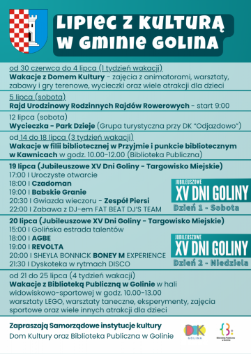 Lipiec z kuturą w gminie Golina