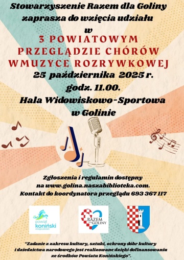 III Powiatowy Przegląd Chórów w Muzyce Rozrywkowej 25 października 2025 r.