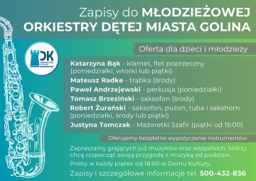 Ruszył nabór do Młodzieżowej Orkiestry Dętej