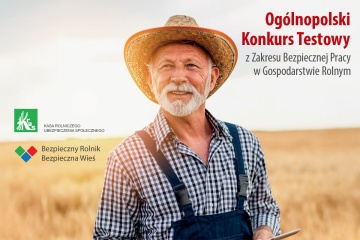 KRUS zaprasza do udziału w Ogólnopolskim Konkursie Testowym z Zakresu Bezpiecznej Pracy w Gospodarstwie Rolnym